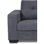 Friday 3-Sitzer-Sofa - Graue Chenille