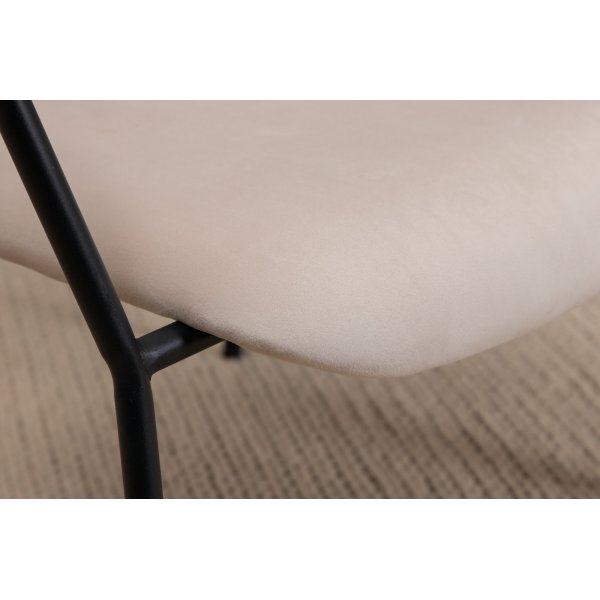 Shaun Sessel - Beige Samt Shaun Sessel - Beige Samt