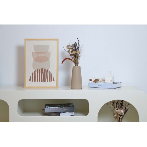 Konische Vase - Beige