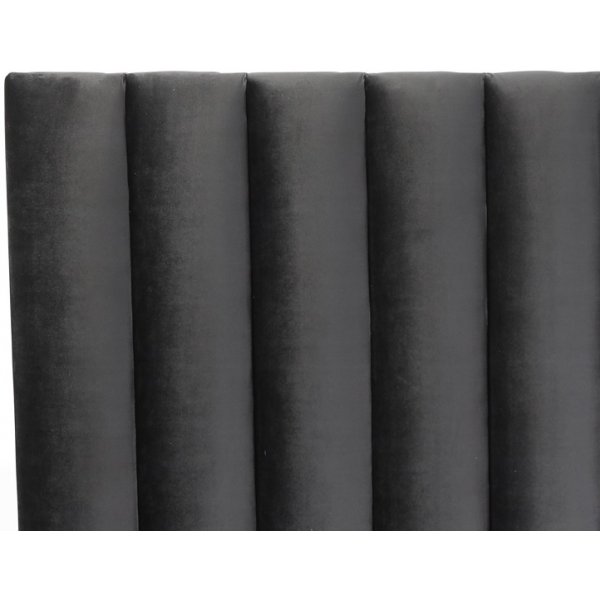 Pernilla Bett Kopfteil Anthrazit (Samt) - Breite wählbar Pernilla Bett Kopfteil Anthrazit (Samt) - Breite wählbar