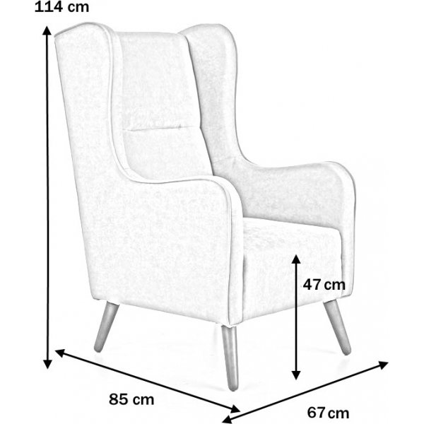 Linsey Sessel - Orange Linsey Sessel - Orange