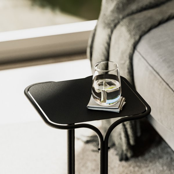 Vela 1 Beistelltisch - Schwarz Vela 1 Beistelltisch - Schwarz