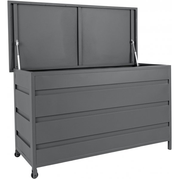 Cassis Kissenbox 130 x 60 cm 450 Liter - Graues Aluminium Cassis Kissenbox 130 x 60 cm 450 Liter - Graues Aluminium