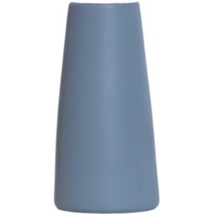 Konische Vase - Grau/Blau