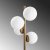 Fas Stehlampe opal - Gold