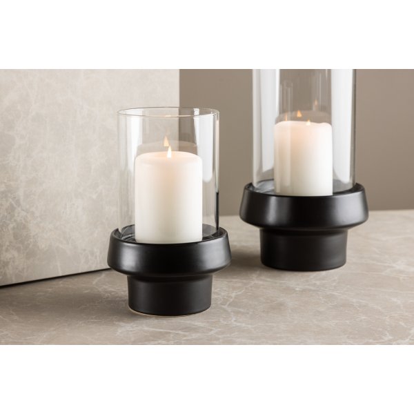 Davida Laterne 13 x 20 cm - Schwarz Davida Laterne 13 x 20 cm - Schwarz