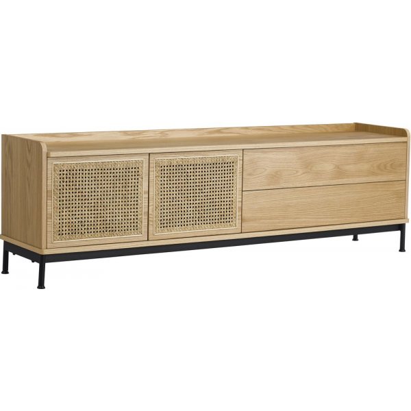 Othello Bank - Eiche/Rattan