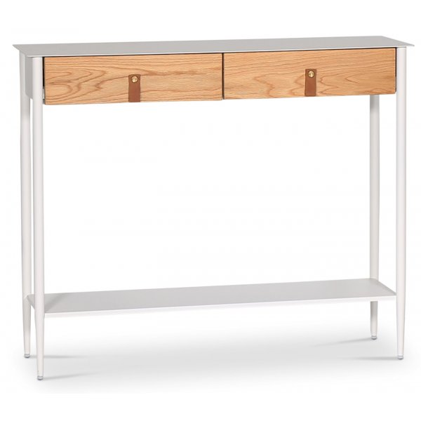 Flash Konsolentisch 100 x 31 cm - Eiche wei/gelt