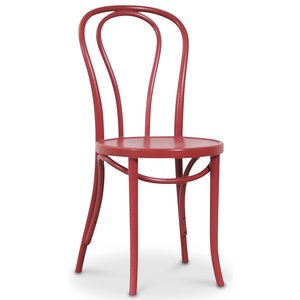 Biegeholz Stuhl No18 Klassiker - rot gebeizt Biegeholz Stuhl No18 Klassiker - rot gebeizt