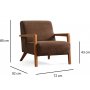 Lyke-Sessel - Braun