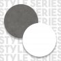 Style Stehtisch 120 x 51,6 cm - Wei/Grau