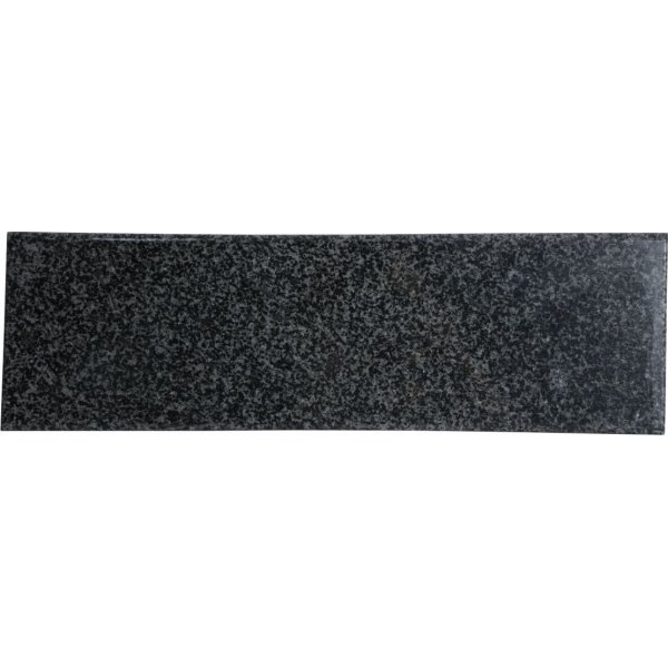 Marmor-Schneidebrett 52 x 16 cm - Grau/Schwarz