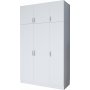 Baden Kleiderschrank 4 - Wei
