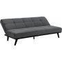 Enna 2,5-Sitzer Schlafsofa - Grau/Schwarz