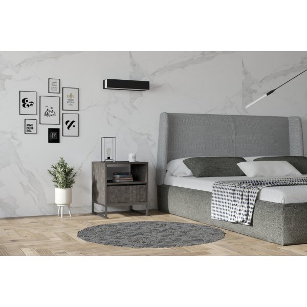 Lindau Nachttisch - Anthrazit