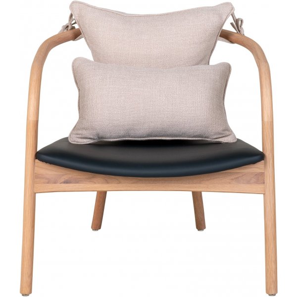 Alberca-Sessel - Natur/Schwarz