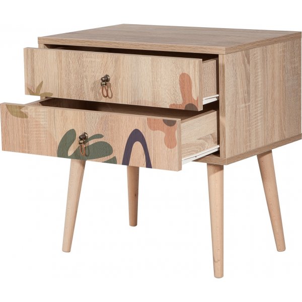 City Leaf Nachttisch - Beige City Leaf Nachttisch - Beige