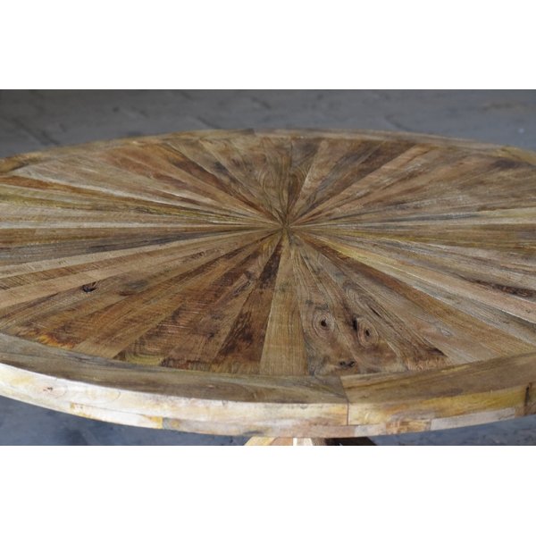 Palma runder Esstisch Ø140 cm - Recyceltes Treibholz Palma runder Esstisch Ø140 cm - Recyceltes Treibholz