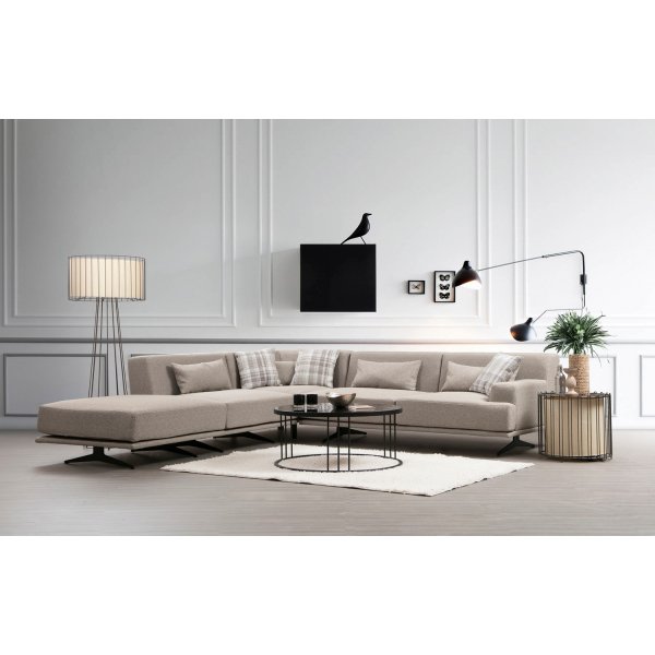 Ecksofa Bentley - Beige Ecksofa Bentley - Beige