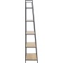 Seaford Leiterregal 77x174 cm - Eiche/schwarz