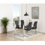 Edge Esstisch 140 cm - Chrom