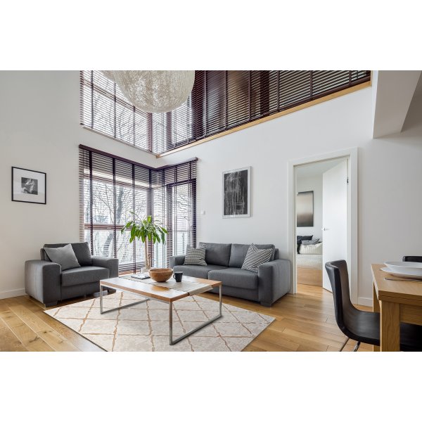 Karat Rhombus maschinengewebter Teppich Natur Karat Rhombus maschinengewebter Teppich Natur