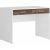 Nepo Plus Schreibtisch mit 2 Schubladen 100 x 59 cm - Wei/Eiche dunkel