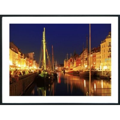 Posterworld - Motiv Kopenhagen bei Nacht - 50x70 cm
