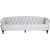 Oxford Deluxe 3-Sitzer-Sofa aus beigem Samt