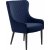 Baldor Lounge-Sessel aus blauem Samt