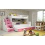 Max Etagenbett mit Zustellbett 120 x 200 cm - Beliebige Farbe