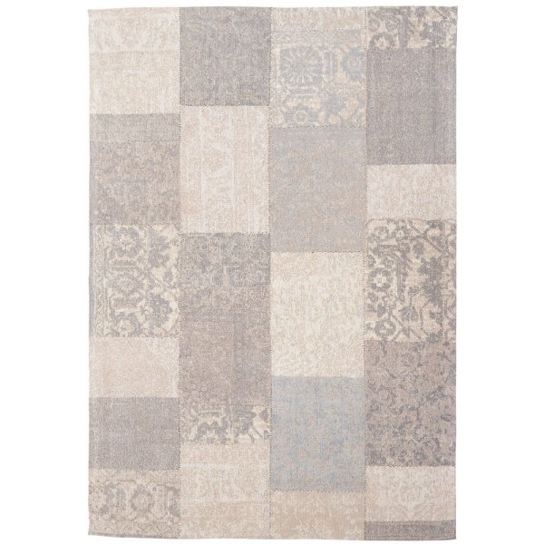 Handgefertigter Chenille-Teppich Orlando - Silber