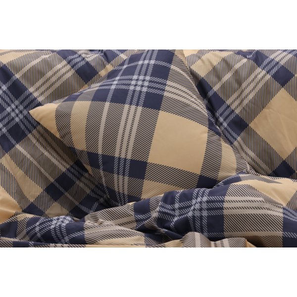 Aurora Bettgarnitur 200 x 150 cm - Wei/Beige/Blau