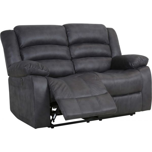 Maine 2-Sitzer-Liegesofa elektrisch - Grau
