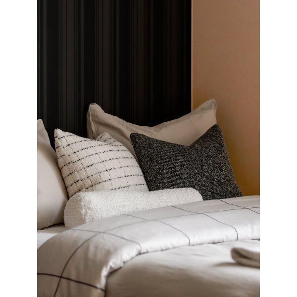 Zayn Kissenbezug 45 x 45 cm - Dunkelgrau