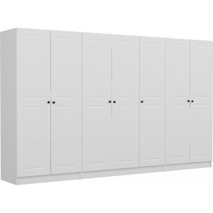 Capeto Kleiderschrank 315 cm, Variante A - Wei