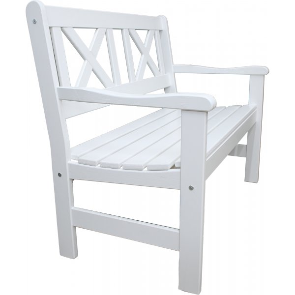 Europa Gartenbank 2-Sitzer - Wei