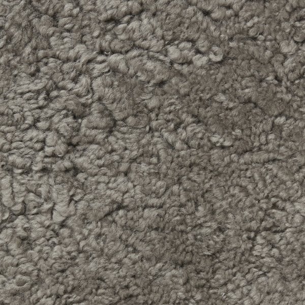 Lockiges Sitzkissen mit Polsterung Naturgrau - 40 x 40 cm Lockiges Sitzkissen mit Polsterung Naturgrau - 40 x 40 cm