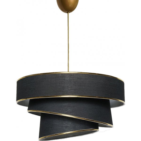 Couper Deckenleuchte - Schwarz/Gold