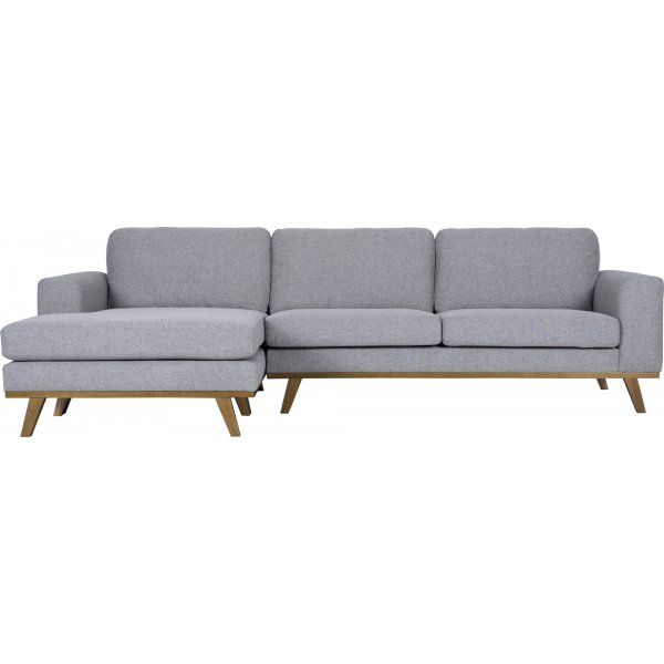 Sofa mit Wende-Diwan grau 283 cm Sofa mit Wende-Diwan grau 283 cm