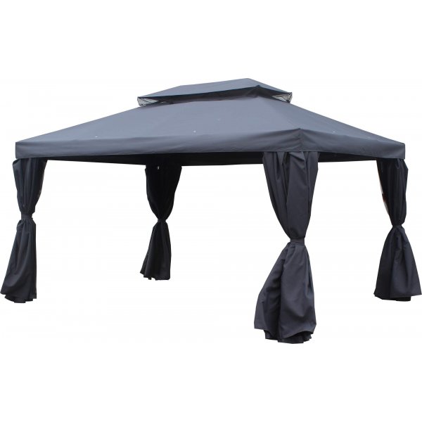 Oxford-Pavillon 300x400 cm - Grau