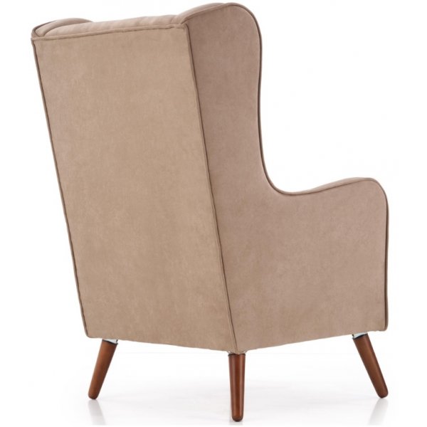 Linsey Ohrensessel - Beige (Stoff) Linsey Ohrensessel - Beige (Stoff)