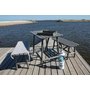 land Tisch mit 2 Bnken - Grau