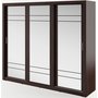 Mervyn Kleiderschrank mit Spiegel - Wenge