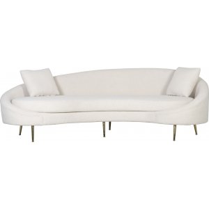 Eses 3-Sitzer-Sofa - Beige Boucl