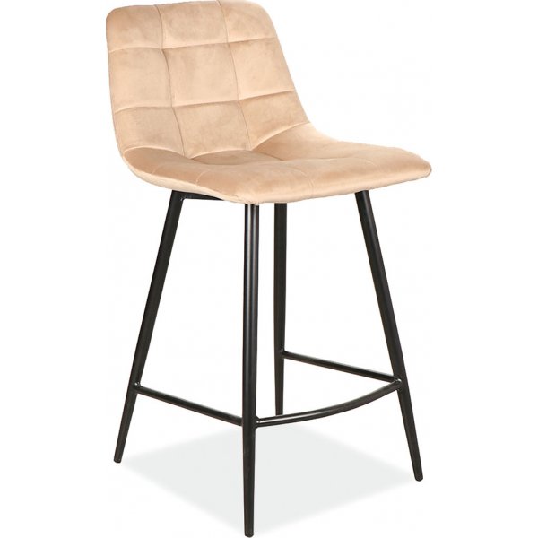 Mila Barhocker - Beige Samt