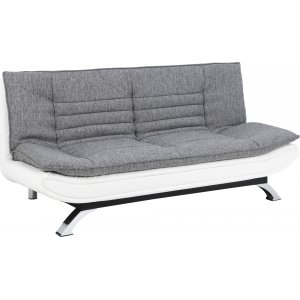 Faith Schlafsofa - Grau/weies PU