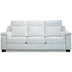 Atlas 3-Sitzer-Sofa mit hoher Rckenlehne - Off White Chenille