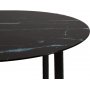 Figo runder Couchtisch 80 cm - Schwarz