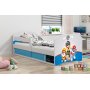Vejle Kinderbett mit Ablagefach 80 x 160 cm - Optionaler Aufkleber & Farbe